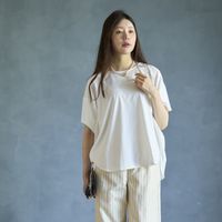 Kilka/二の腕をカバーするすっきり見えプルオーバー